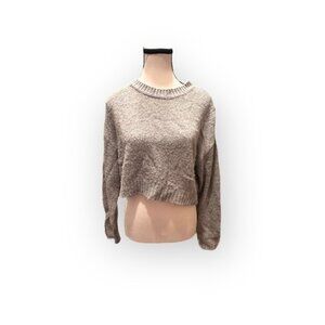 Womens Knit Cropped Length Sweater S